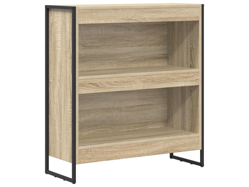  Bibliothèque, armoire à livres 80 x 30 x 86,5 cm bois d'ingénierie sonoma  - Conforama A