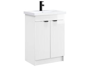 Ensemble de mobilier de salle de bain blanc brillant shl1554