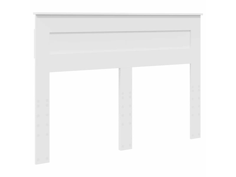 Vidaxl tête de lit avec tête de lit blanc 140 cm bois d'ingénierie  - Conforama D