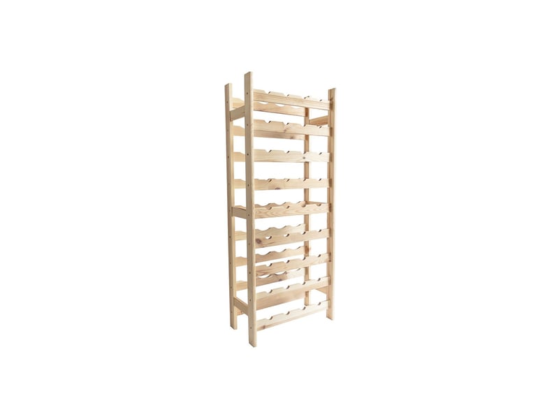  Range-bouteilles 36 bouteilles en bois 49 x 25 x 120 cm 62845 - Conforama A