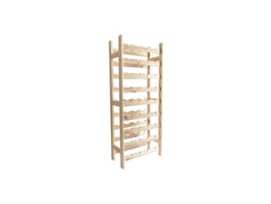 Range-bouteilles 36 bouteilles en bois 49 x 25 x 120 cm