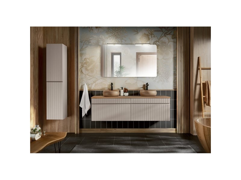 Plan pour vasque icon 180cm effet chêne coast evoke oak 180x46cm - Conforama B