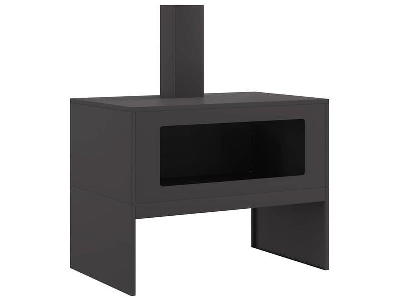  Brasero exterieur, foyer camping noir 80x50x96 cm acier laminé à froid  - Conforama A
