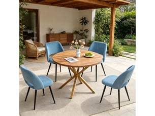 Lot de chaises chaise repas rembourrées 4 pièces assises rembourrées dossier à construction moderne