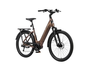 Vélo électrique ttgo z5, 250 w mid-drive, batterie 36 v 18 ah, marron