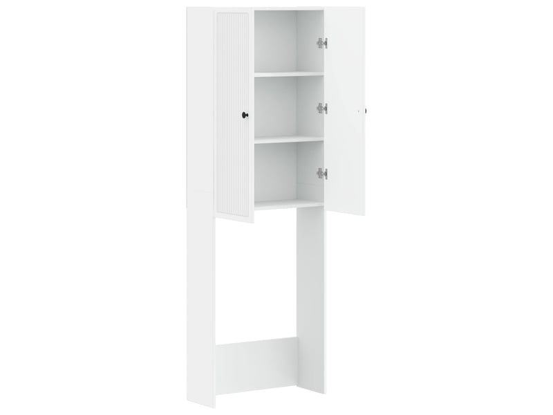 Armoire de toilette, meuble de toilette ede blanc 66x25.5x190 cm - Conforama D