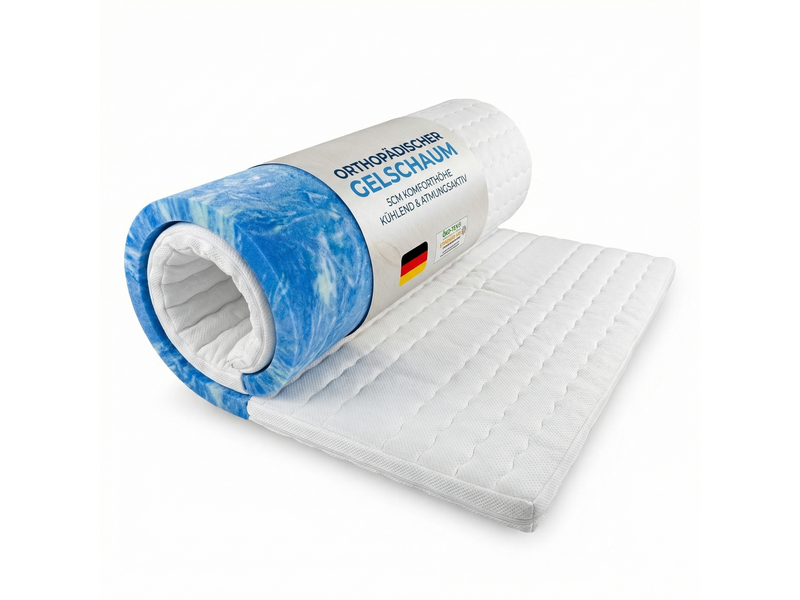  Topper en mousse froide 90x200 h3 – ergonomique – 5 cm d’épaisseur  - Conforama A