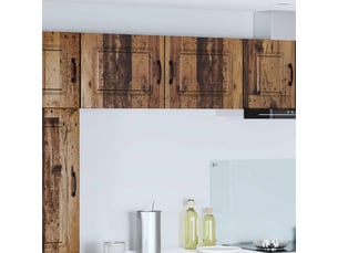 Meuble mural de cuisine | armoire de cuisine bois ancien 50x31x40cm