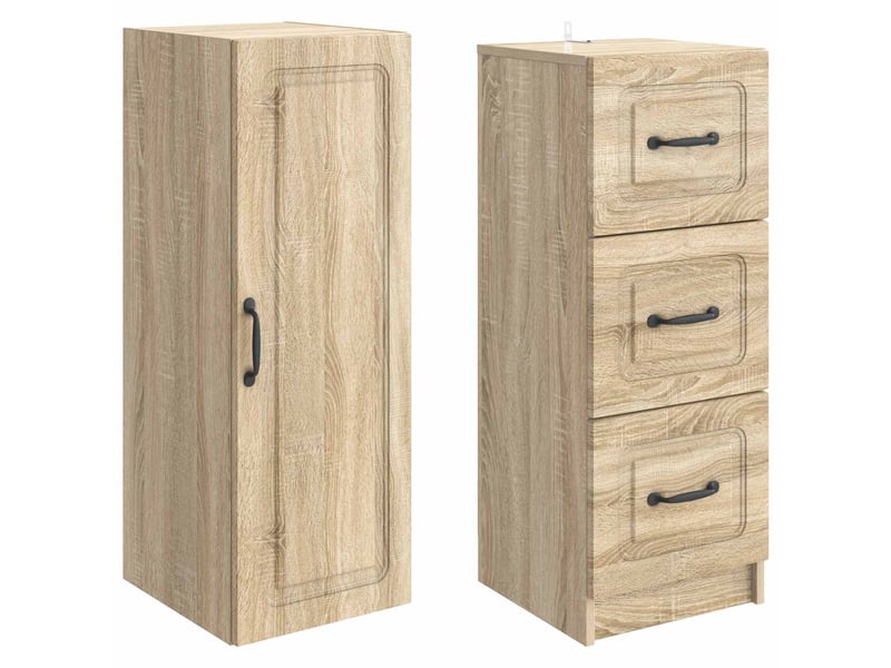  Ensemble de meubles 2 pcs, rangement de salon 33 x 34,5 x 87 cm bois d'ingénierie shl9589  - Conforama D
