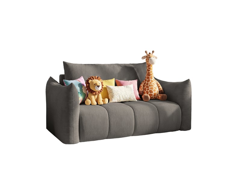 Canapé américain flo, avec fonction couchage, pour enfants, poso, gris (22) - Conforama A