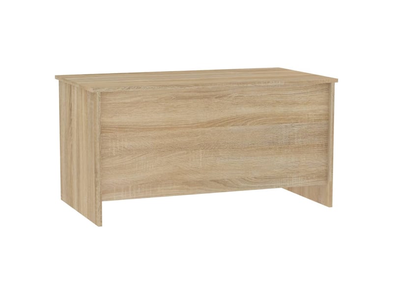 Table basse rectangulaire | table de salon chêne sonoma 102x55,5x52,5 cm bois d'ingénierie  - Conforama C