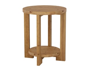 Table basse rond(e) coloris marron TRIBESIGNS 