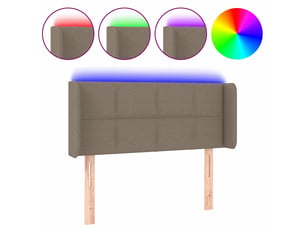 Tete de lit A poser largeur 93 cm   taupe