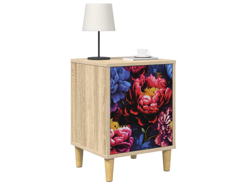  Table de chevet - cabinet de chevet - table de nuit kiel 2 pc chêne sonoma 36 x 33 x 50 cm  - Conforama B