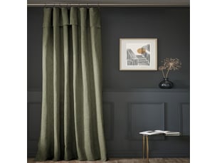 Rideau ajustable 140x270 cm coton thym