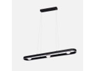 Fabrilamp fermoselle, suspension, moderne, led, 35 w, 2975 lm, 4000 k, noir, 40-150 x 107.5 x 15 cm