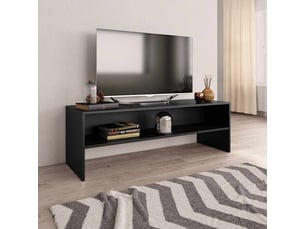 Meuble tv coloris noir 120 cm <strong></strong>  <strong></strong>