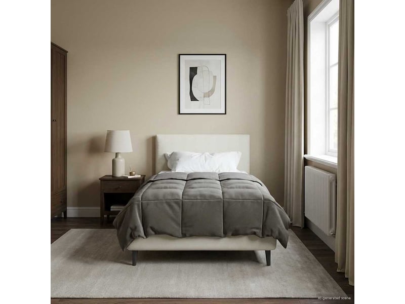  Couette - duvet d'été 140 x 220 cm été microfibre (100% polyester)  - Conforama D