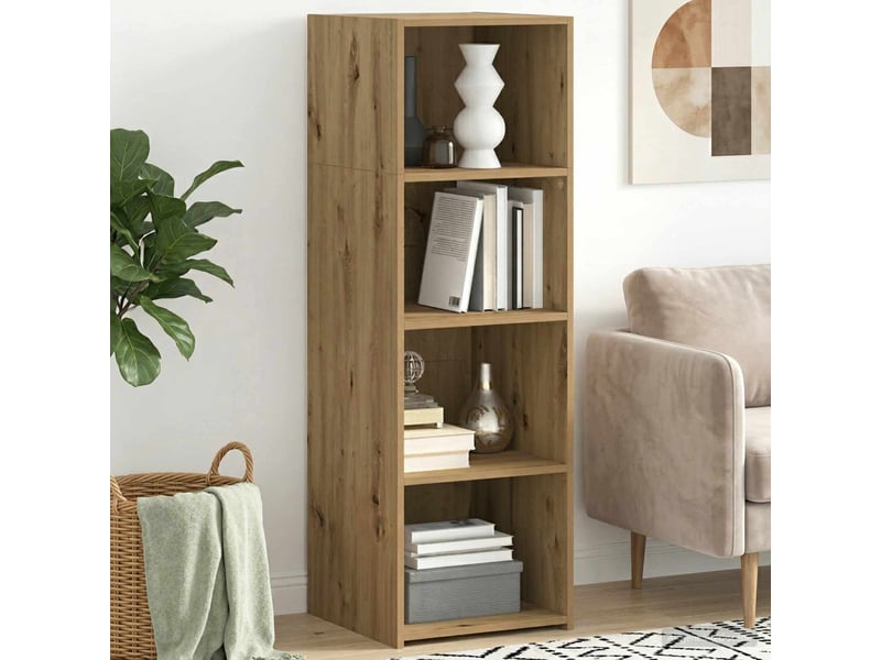 Haut armoire, armoire de rangement chêne artisanal 40x41x124 cm bois d'ingénierie  - Conforama B