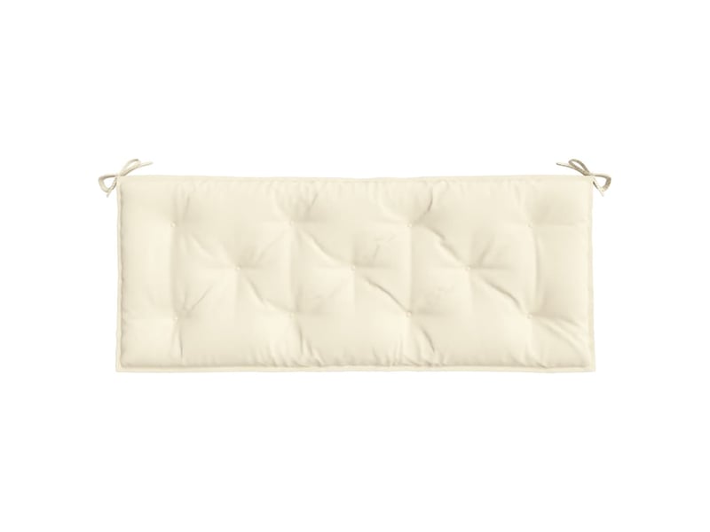  Coussin de banc de jardin, coussin d'assise crème 120x50x7 cm tissu oxford cf52713  - Conforama D