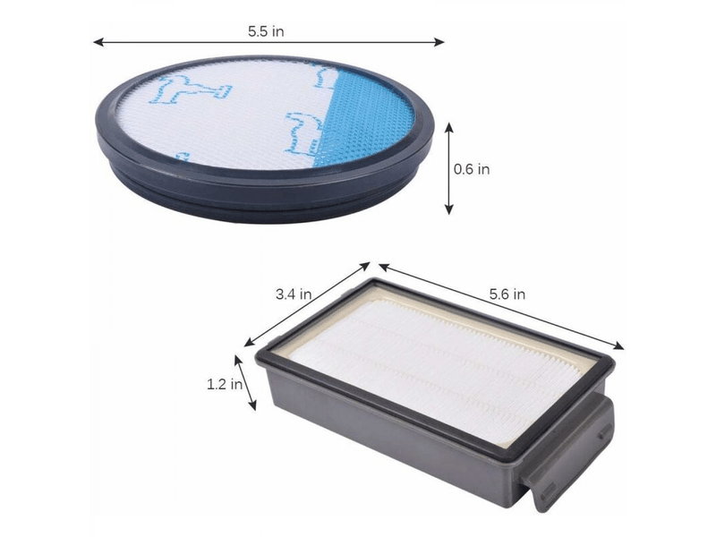  2 jeux de kit de filtre pour aspirateurs rowenta ro3731ea ro3753ea ro3786ea ro3718ea ro3724ea ro3798ea moulinex tefal compact power  - Conforama C