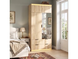 Armoire     <strong>SWEIKO</strong> <strong></strong> coloris naturel largeur 90 cm