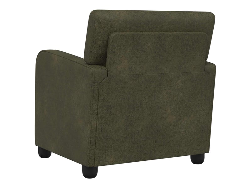  Vidaxl fauteuil vert armée simili daim  - Conforama E