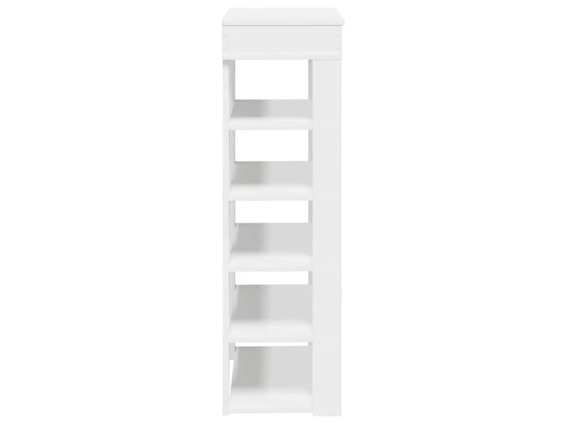  Meuble à chaussures, étagère à chaussures blanc 60x30x98 cm bois d'ingénierie  - Conforama E