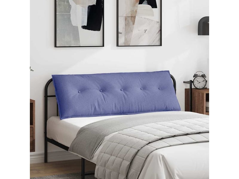  Coussin de dos, coussin de dossier bleu denim 140 x 19 x 50 cm tissu cf54541  - Conforama B