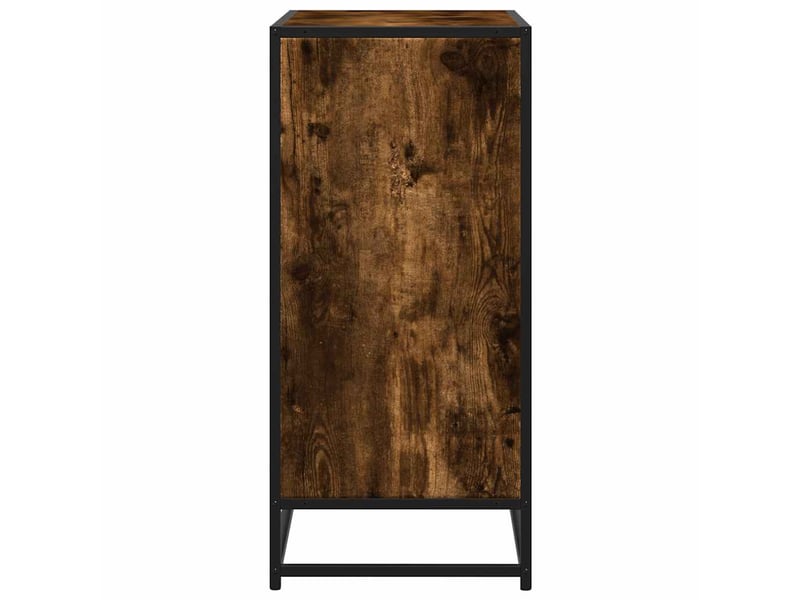  Buffet - bahut - meuble de rangement chêne fumé 68x35x76 cm bois d'ingénierie  - Conforama E