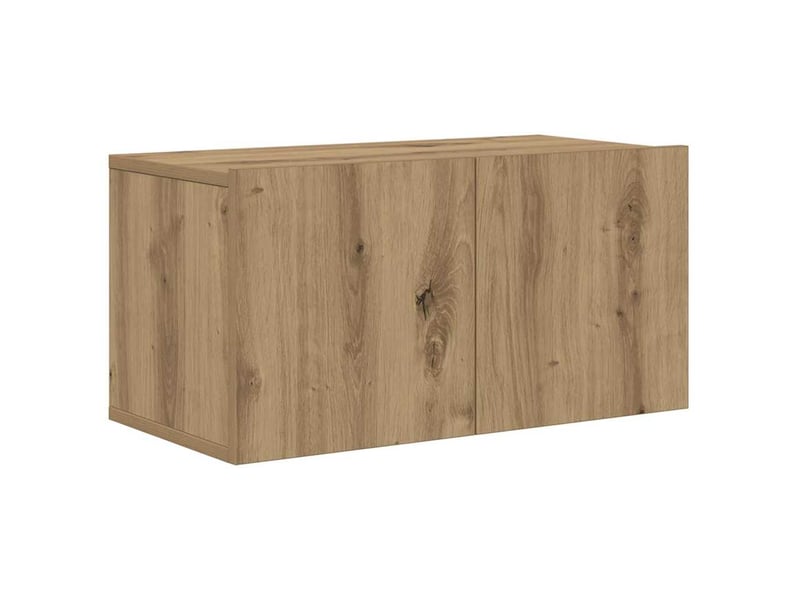  Ensemble meuble tv - banc tv - meuble de rangement 4 pcs chêne artisanal bois d'ingénierie  - Conforama E