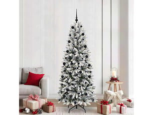 Sapin de noël - arbre de noël artificiel blanc 210 cm
