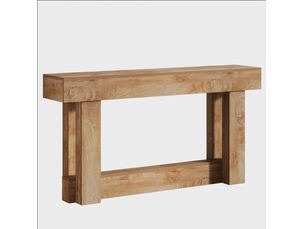 Console 0 tiroir(s)  coloris marron <strong>DESMIU</strong> <strong></strong> - longueur 160 cm - 160 cm