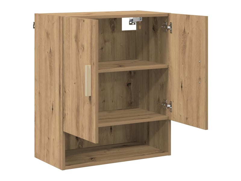  Meuble mural, meuble de rangement salon 60 x 31 x 70 cm bois d'ingénierie chêne artisan  - Conforama D