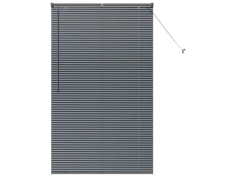 Store vénitien, store de fenêtre gris foncé 175 x 105 cm 25 mm aluminium cf47888 - Conforama A