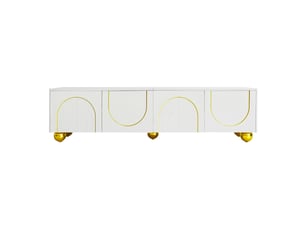 Meuble tv coloris blanc 170 cm   