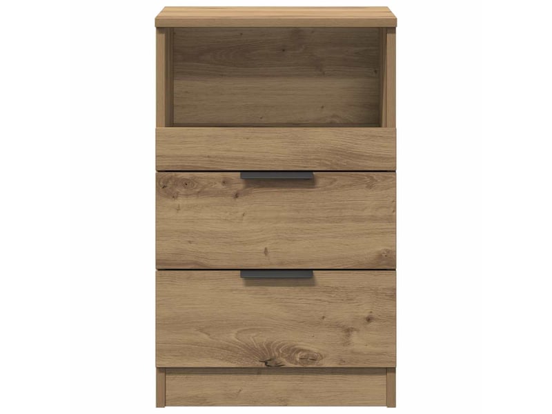  Bedside table de chevet - table chêne artisanal medium engineered wood  - Conforama E