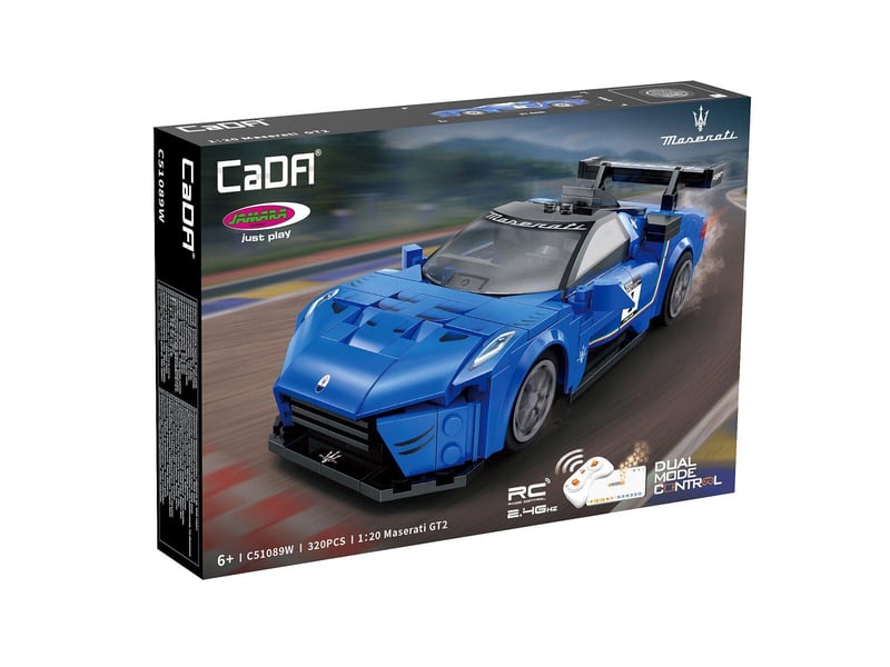  Cada maserati gt2 1:20 bleu 2,4ghz bricks 402877 - Conforama D
