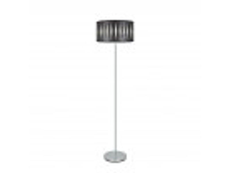  Lampadaire fabrilamp alexandra e27 coloris chromébois noir 162 x 40 x 40 cm 177841009 - Conforama B