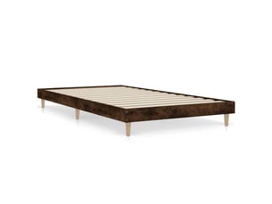 Lit simple 90x200 cm    coloris marron
