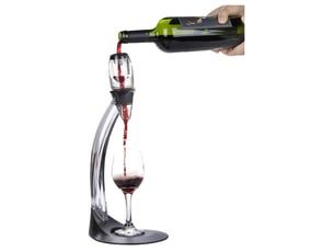 Set carafe à vin + support - aérateur de vin avec filtration, matériau acrylique
