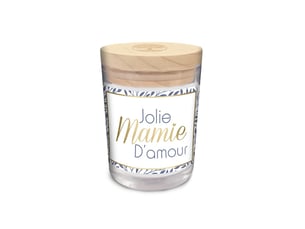 Stc - bougie en verre parfumée  jolie mamie d'amour