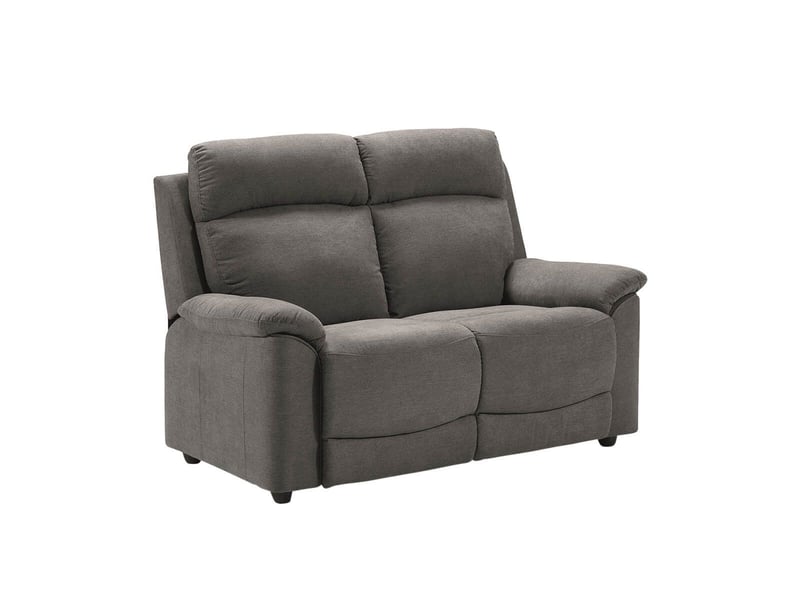 Canapé 2 places fixe tissu waterproof gris - briana BRIANA - Conforama A