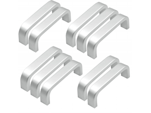 (64 mm), 10 mini poignées en aluminium pour portes d'armoires de cuisine, tiroirs, meubles de chambre à coucher