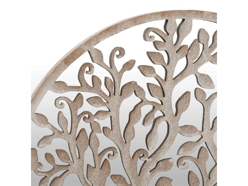  Miroir de jardin, miroir décoratif sable 40x2,5cm fer rond utilisation extérieure cf62717  - Conforama E