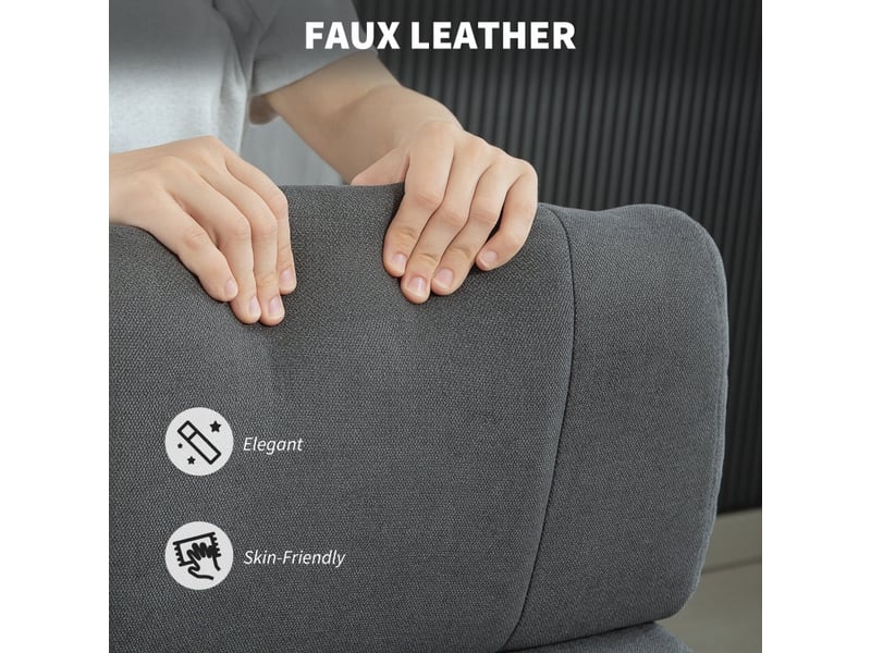  Chaise de bureau kero ergonomique inclinable velours gris foncé  - Conforama E