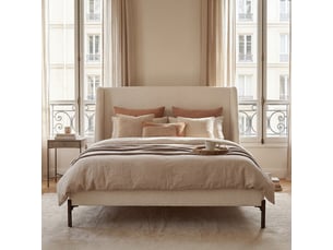 Sommier tapissier 90x190 cm <strong>MAISON AUBERTIN</strong> <strong>4AU.ST.BI.0919.911</strong> épaisseur 35 cm  vendu sans pieds
