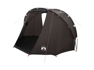 Tente de pêche, tente de camping 5 personnes marron imperméable shl3130