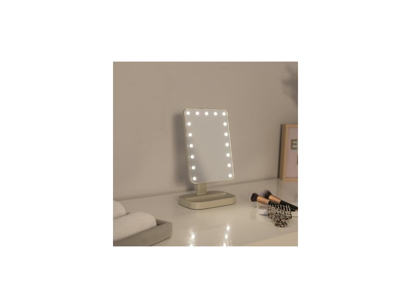  Miroir de maquillage lumineux livoo  - Conforama B