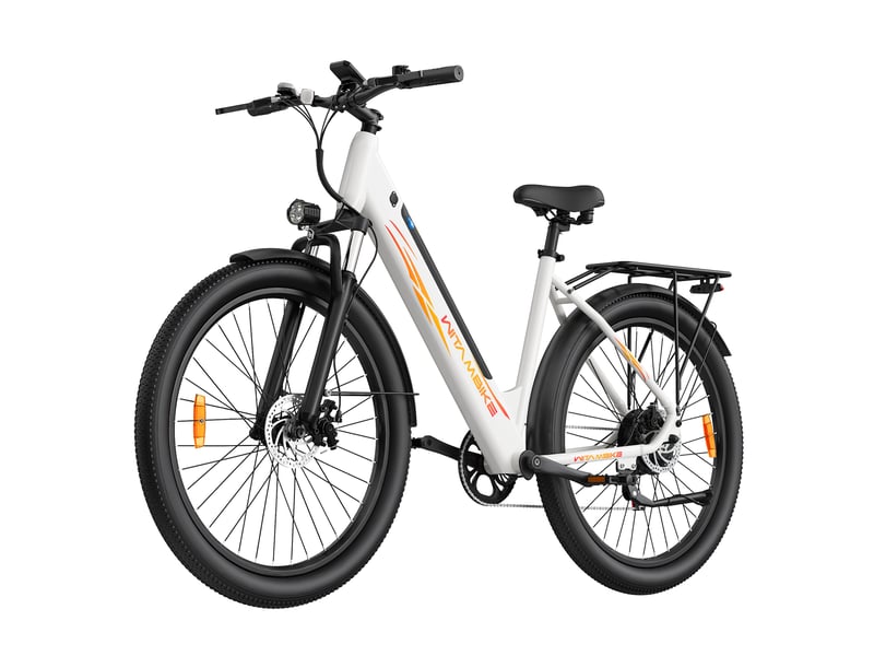  Vélo électrique urbain witambike w28, 36v 250w 20ah, 29, blanc  - Conforama D